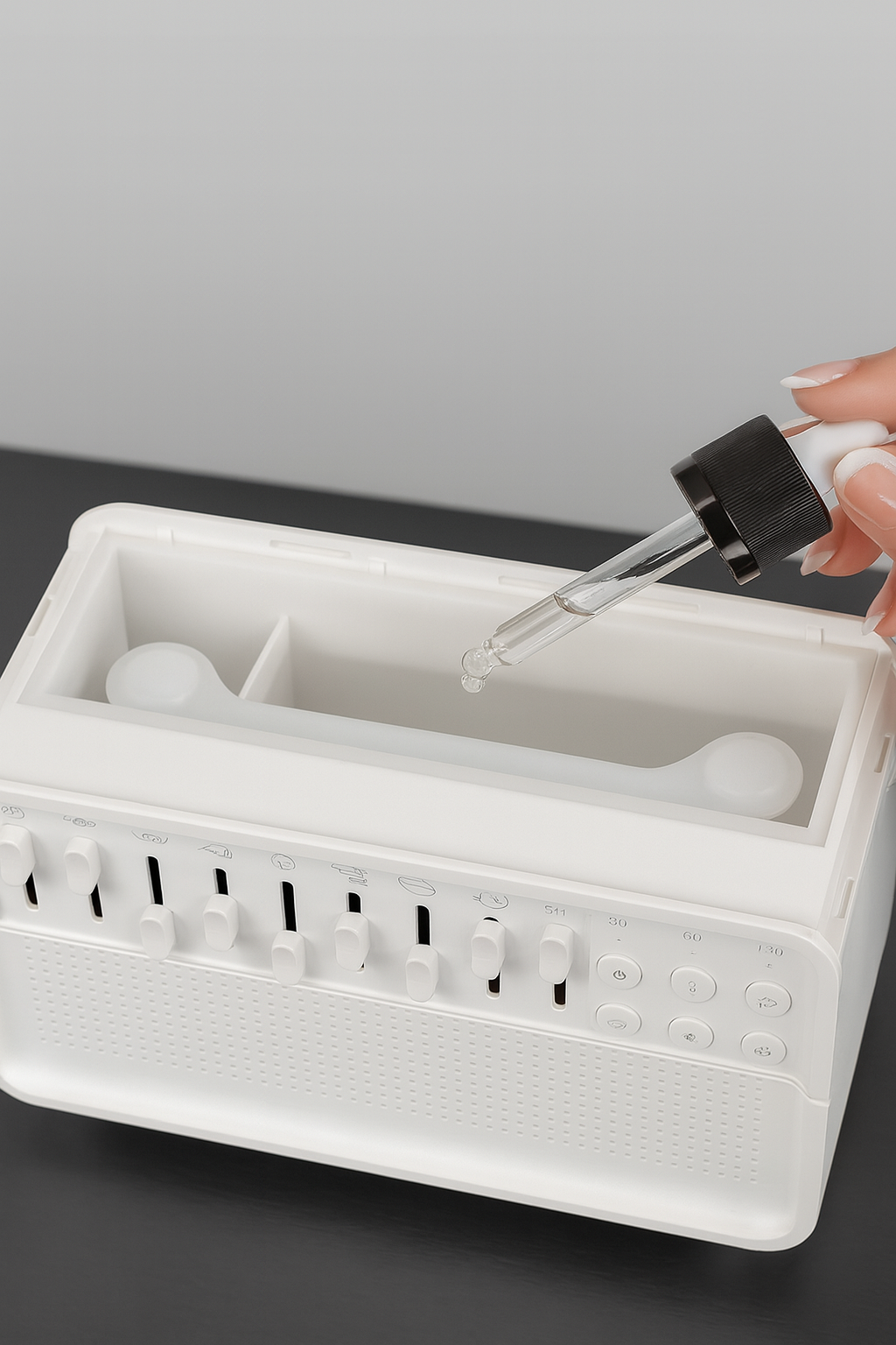 Bluetooth White Noise Machine with Aroma Diffuser, Humidifier & Night Light