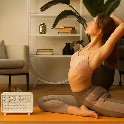 Bluetooth White Noise Machine with Aroma Diffuser, Humidifier & Night Light