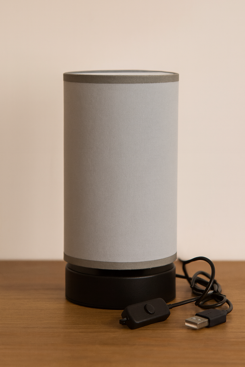 Modern Minimalist Fabric Warm Light Desk Lamp