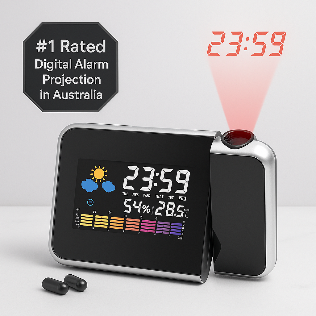Color LCD Digital Projection Alarm Clock