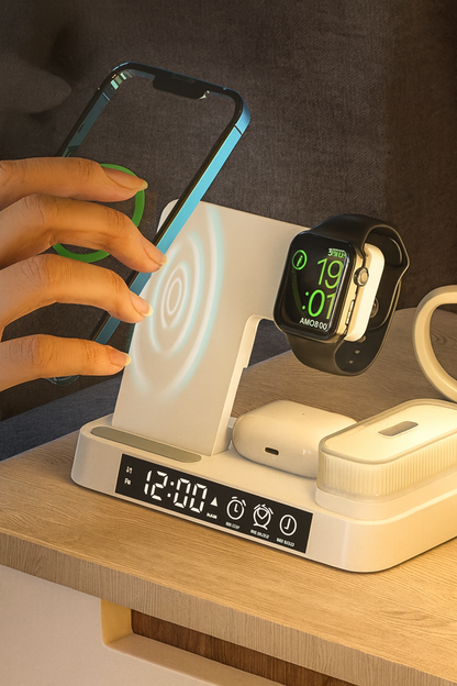 4 in 1 Fast Wireless Charging Station