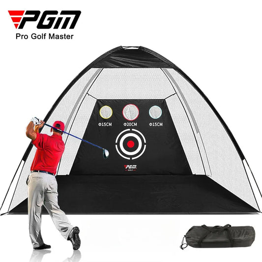 Golf Practice Net with Cutting Rod Hitting Cage Indoor Golf Equipment LXW013